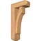 Ekena Millwork Westlake Craftsman Smooth Bracket w/ Offset Brace, Western Red Cedar, 5 1/2"W x 14"D x 26"H BKT0604X14X26WTL04SWR - alternate 1